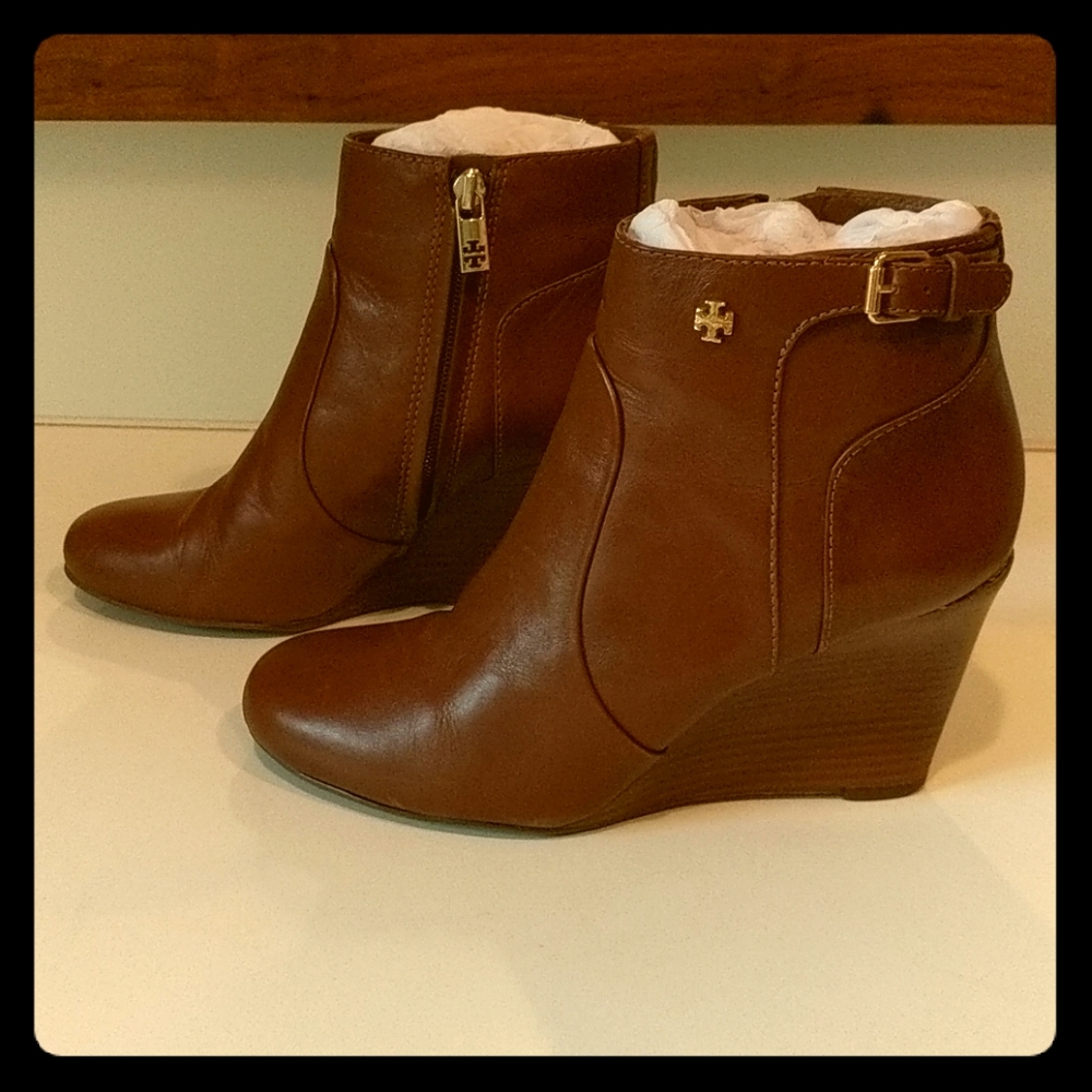 Tory Burch wedge booties